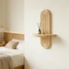 Floating Wall Shelf with Ledge