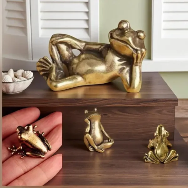 Miniature Frog Figurine
