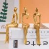 Three-Piece Decorative Figure Set