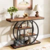 Four-Tier Industrial Console Table