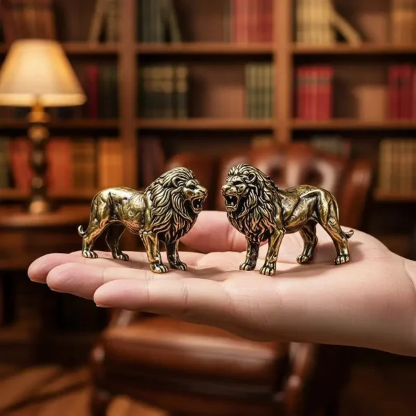 Vintage Lion Figurine