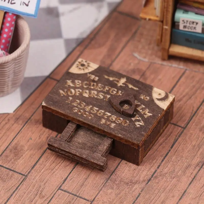 Miniature Wooden Spirit Board with Drawer - Image 3