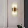 Crystal Wall Sconce in Gold or Black