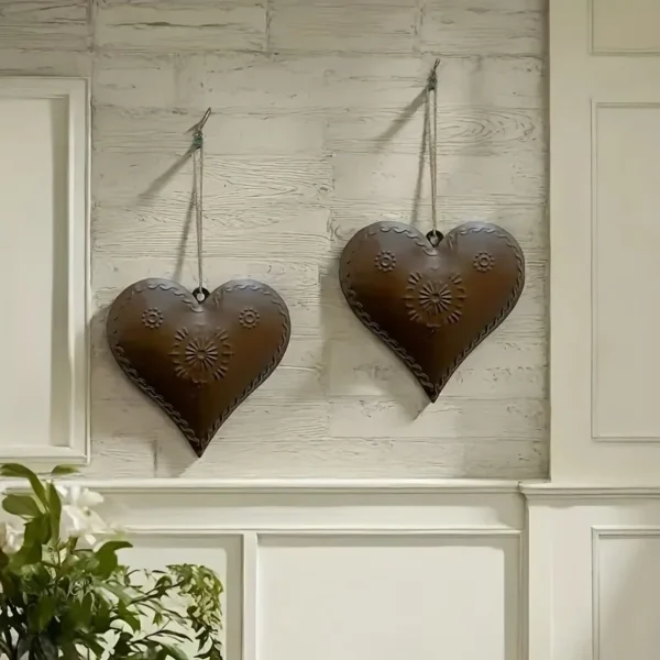 Metal Heart Hanging Ornament