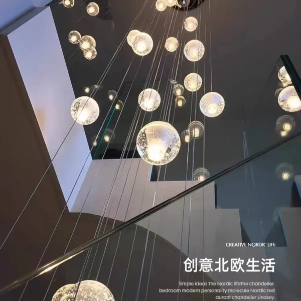 Crystal Ball LED Chandelier