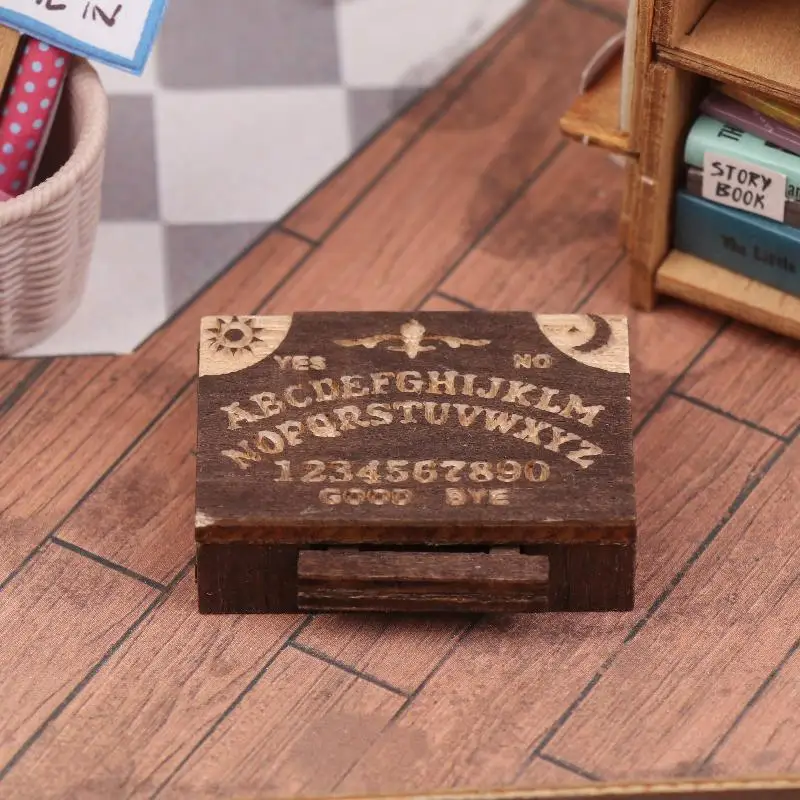 Miniature Wooden Spirit Board with Drawer - Image 2