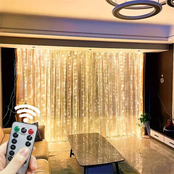 USB Curtain Fairy Lights